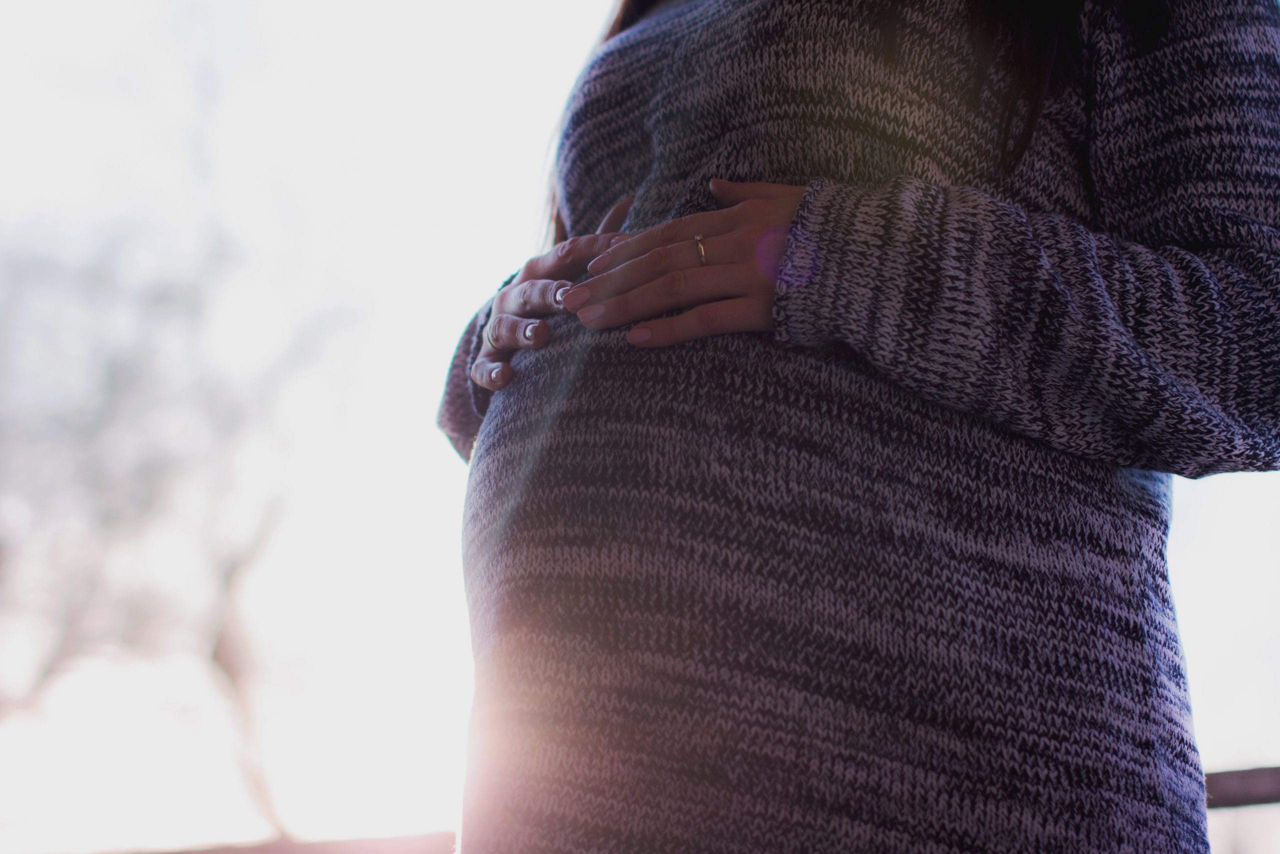 Pregnant belly from unsplash